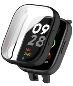 Xiaomi Redmi Watch 3 Akıllı Saat Uyumlu Tam Koruma Önü Kapalı Silikon Kılıf - 2