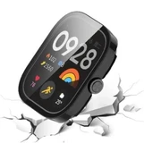 Xiaomi Redmi Watch 4 Akıllı Saat Uyumlu Tam Koruma Önü Kapalı Silikon Kılıf - 3