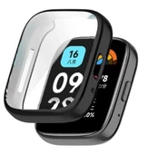 Xiaomi Redmi Watch 4 Akıllı Saat Uyumlu Tam Koruma Önü Kapalı Silikon Kılıf - 1