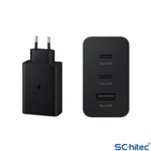 ScHitec 65W 2xPD+UsbA Ev Tipi Şarj Aleti 3 Çıkışlı Type-C to Type-C Kablolu Set thumbnail 5