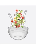 DÜNYA PLASTİK 5500 ML CHEF KRİSTAL SALATA SET 10726 - 1