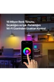 Ttec Lumi Çok Renkli Uzaktan Ortama Göre Işık Ayarlama ve Zamanlama Özellikli LED Wi-Fi Akıllı Ampul - 3