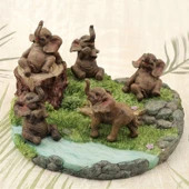 Pretty Neşeli Filler Biblo 20x15 Cm - 4