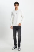 Lee L212299102 Ekru Erkek Lee Baskılı Bisiklet Yaka Üç İplik Sweat - 2