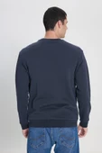 Lee L242502003 Antrasit Erkek Büyük Lee Yazılı İki İplik Sweat - 4