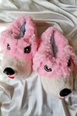 Köpek Figürlü Peluş Panduf Ev Pandufu Unisex - 1