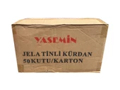 Yasemin Jelatinli Kutulu Poşetli Ahşap Kürdan - 500 Adetlik 50 Paket - 1
