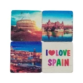 İspanya Temalı Dörtlü Taş Magnet thumbnail 1