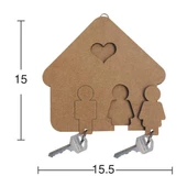 Ahşap Eş Anahtarlık A030 - 1