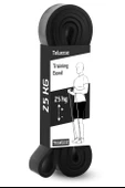 25 KG Direnç Bandı Kas Geliştirme Lastiği Fitness Pilates Cross Training Bant Siyah - Sert - 2