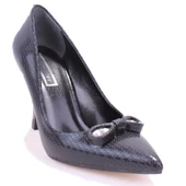 Dagoster DZA07-388497 Siyah Abiye Topuklu Kadın Ayakkabı - 1