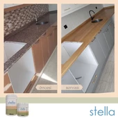 Bianca Stella Su Bazlı Saf Akrilik Boya - Ceviz 0.25 Lt (Ahşap Renkler) thumbnail 4