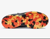 Decathlon Çocuk Turuncu Siyah Cırt Cırtlı Spor Ayakkabı TS160 - 6