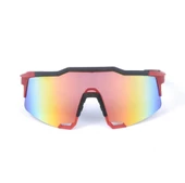 XBYC G4681 %100 Freeride Polarize Cam Yarı Çerçevesiz Spor Bisiklet Sürüş Gözlüğü UV400 Lens Kırmızı - 1