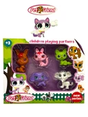 Miniş Oyuncak Karakterleri Littlest Pets Shop 5 'li Miniş Ailesi - 4