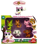 Miniş Oyuncak Karakterleri Littlest Pets Shop 5 'li Miniş Ailesi - 1