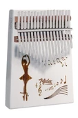 Midex KLX-540-PAK Beyaz Renk Gerçek Ağaç Kalimba 17 Tuşlu Full Set - 3