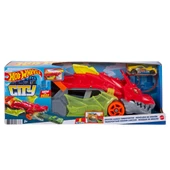 HOT WHEELS CITY DRAGON LAUNCH TRANSPORTER EJDERHA ŞEKİLLİ FIRLATICI - 1