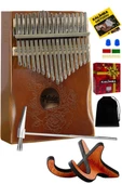Midex KLX-990-PAK Ahşap Gerçek Ağaç Kaliteli Kalimba 17 Tuşlu Full Set - 1