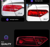 Audi A5 2008-2011 İçin 2020+ Led Stop (Led Stoplu Model için) - 6
