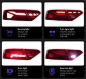 Audi A5 2008-2011 İçin 2020+ Led Stop (Led Stoplu Model için) - 5