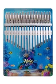 Midex KLX-640-PAK Okyanus Cam Kalimba 17 Tuşlu Full Set - 2