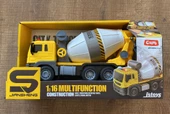 CTOYS Işıklı Ve Sesli Beton Mikseri Sarı JS102 - 1