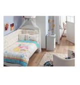 Taç Bebek Ranforce Uyku Seti Lıttle Cat Sarı - 1