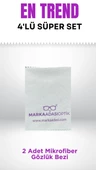 Süper 4lü Set- Gözlük İpi, Gözlük Kılıfı, Temizleme Sprey, Microfiber Bez thumbnail 2