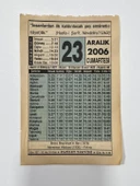 23 Aralık 2006 Takvim Yaprağı - Nostaljik Koleksiyonluk Takvim Yaprağı thumbnail 1