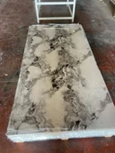 Renkli Duvarlar Alternatif Kaplama UV PVC Mermer Panel Carrara 1 Adet 60x120cm Ev Ofis Otel Duvar Kaplama Paneli - 3