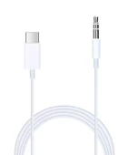USB Type-C 3.5mm AUX Ses Kablosu Beyaz thumbnail 2