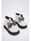 Papuçcity Arzen 03043 Kız Çocuk Bebe Fiyonklu Termal Bot - 2