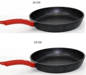 Gülsan Elit 24-26 cm Granit Döküm Tava SETİ - 1