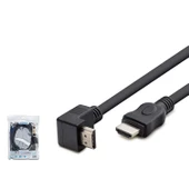 Hadron HDX2016 1.5mt L Tip HDMI Kablo - Siyah - 1