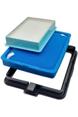 Philips FC 9735 Uyumlu Süpürge Hepa / Sünger Filtre / Çerçeve Seti 3'lü Set thumbnail 3