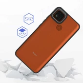 Xiaomi Redmi 9C Kılıf Kamera Çıkıntılı Arkası Şeffaf Köşeleri Parlak Renkli Işlemeli Flora Kapak thumbnail 3