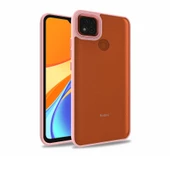 Xiaomi Redmi 9C Kılıf Kamera Çıkıntılı Arkası Şeffaf Köşeleri Parlak Renkli Işlemeli Flora Kapak thumbnail 9