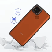 Xiaomi Redmi 9C Kılıf Kamera Çıkıntılı Arkası Şeffaf Köşeleri Parlak Renkli Işlemeli Flora Kapak thumbnail 11