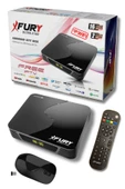 FURY Android Tv Box Medya Oynatıcı 16GB Hafıza Dahili Wifi - Kablosuz Mouse - Çanaksız TV İzleme - 1