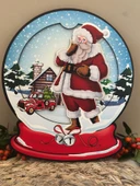 Yılbaşı Özel- Noel Baba Ahşap Dekoratif Pano thumbnail 2