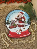 Yılbaşı Özel- Noel Baba Ahşap Dekoratif Pano thumbnail 1