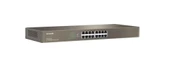 Tenda TEG1016G 16 Port 10-100-1000 Mbps 19" Switch Çelik Kasa Rack Mount - 1