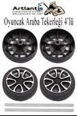 Oyuncak Araba Yapım Seti 1 Paket Plastik Tekerlek Deney İçin 2 Adet Metal Şaft Proje Deney Seti Dc Motor Çark Dişli Okul - 2