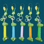 VIP 4 ADET UZAYAN RENKLİ DİNAZOR ANAHTARLIK TELESKOPİK RENKLİ KÖRÜKLÜ ANAHTARLIK YILBAŞI HEDİYELERİ - 2