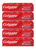 Colgate Diş Macunu 75ML Visible White/görünür Beyazlık (5 Li Set) - 1