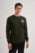 Cazador 24KCEEO05140 Hunter Erkek Bisiklet Yaka Cazador Yazı İşlemeli 3 İplik Sweat - 3
