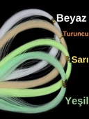 Eagenset Fosforlu Glow 40 Metre Poşet Çapari Simi, Jig Yapım Malzemesi - 5
