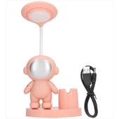 LED Astronot Masa Lambası Ve Kalemlik - 4