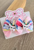 Unicorn Lastikli Kız Çocuk Toka 2li - 4